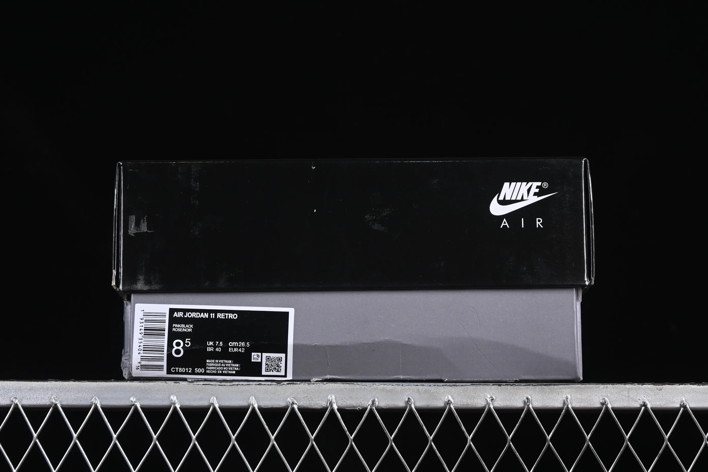 All categories Air Jordan Jordan series basketball shoes Air Jordan 11 Air Jordan 11 Retro AJ11 Joe 11 black powder high-top basketball shoes CT8012-500